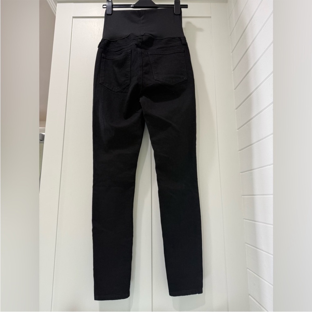 Gap maternity slim fit black jeans - Picture 2 of 5